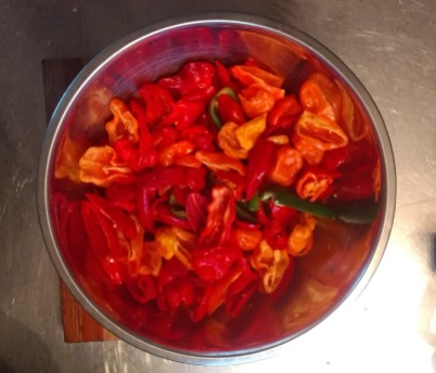 Chile Peppers Cut